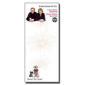 High Quality Notepad! 3 1/2" x 8" Patriotic Full-Color Notepads - 25 Sheets